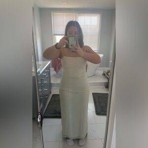 Formal/prom white gown